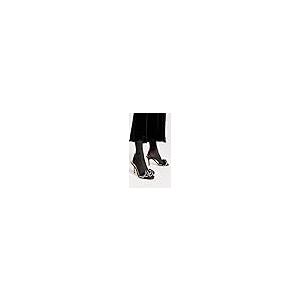 【並行輸入品】Loeffler Randall レディース Estella プリーツフリル ハイヒール サンダル アンクルストラップ付き, ブラの画像