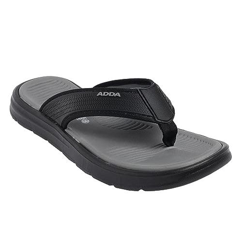 【並行輸入品】ADDA メンズ Time 01 耐久性\u0026快適 EVAソール 耐久性\u0026軽量 おしゃれ 超ソフト アウトドアスリッパ ビーチサンダル_1
