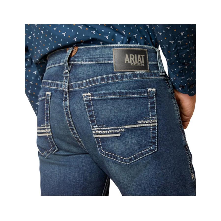 【並行輸入品】Ariat Men's M8 Modern TekStretch Easton Slim Jean Galaxy， 30W