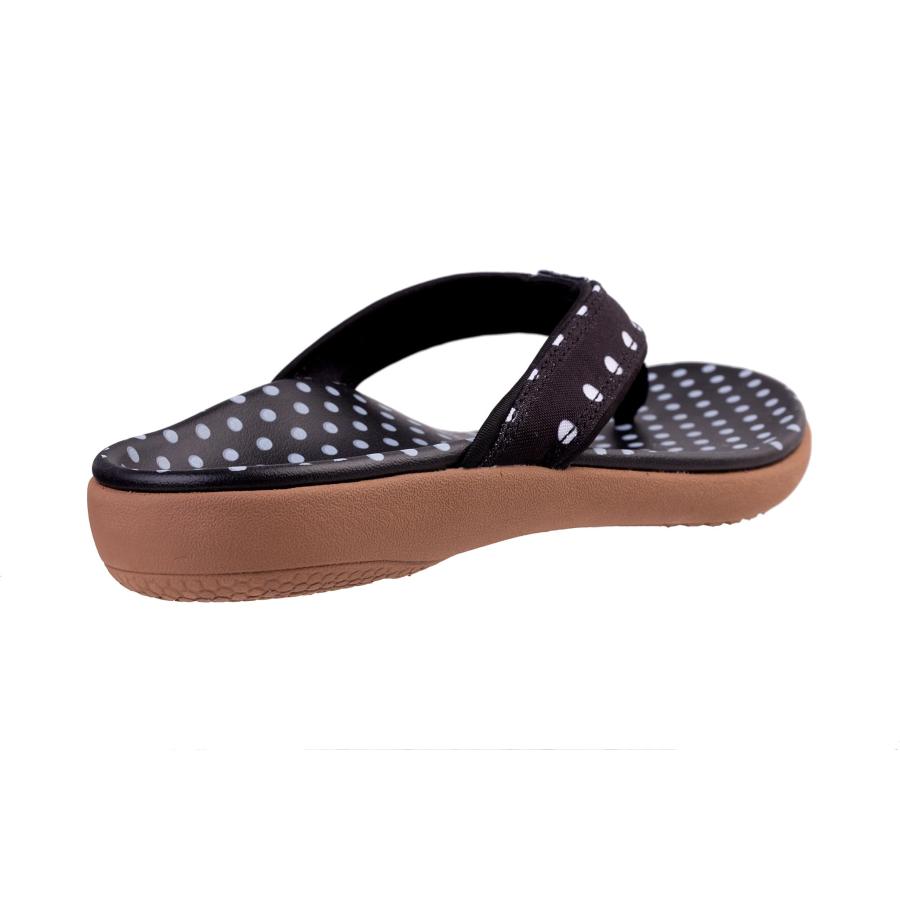 【並行輸入品】Spenco レディース ユミ ヌエボ ドット ビーチサンダル, ブラック, 24 Spenco Women's Yumi Nue_3