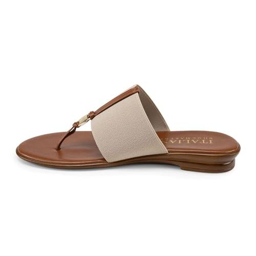 【並行輸入品】ITALIAN Shoemakers Asher Elastic Band Flip Flops Comfort Thong Sの画像