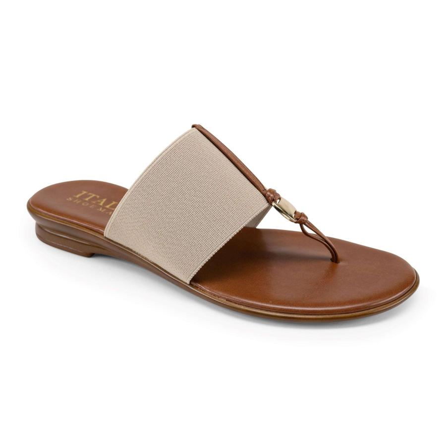 【並行輸入品】ITALIAN Shoemakers Asher Elastic Band Flip Flops Comfort Thong Sの画像