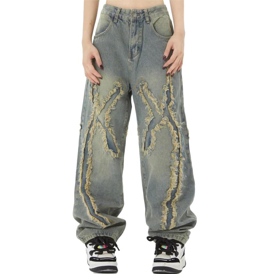 並行輸入品】Aelfric Eden Mens Denim Pants Y2K Jeans Vintage