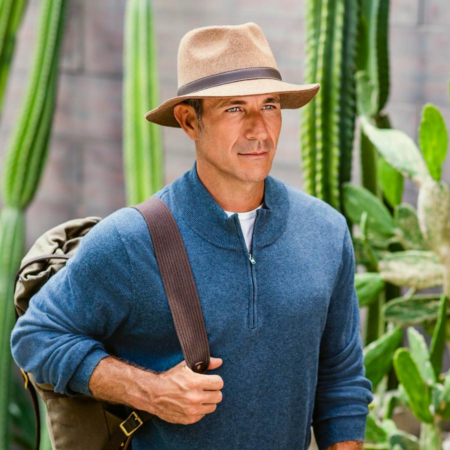 【並行輸入品】Wallaroo Hat Company Men’s Durango Fedora UPF 50+ Sun Protecti_3