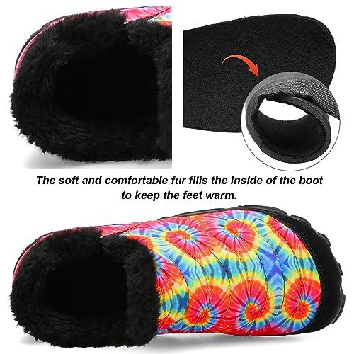 【並行輸入品】XIHALOOK Women's Men's Fuzzy Slippers Ankle Bootie Memory Foam H