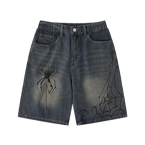 並行輸入品】CUTEGAL Jorts for Men Denim Shorts Baggy Mid Rise 