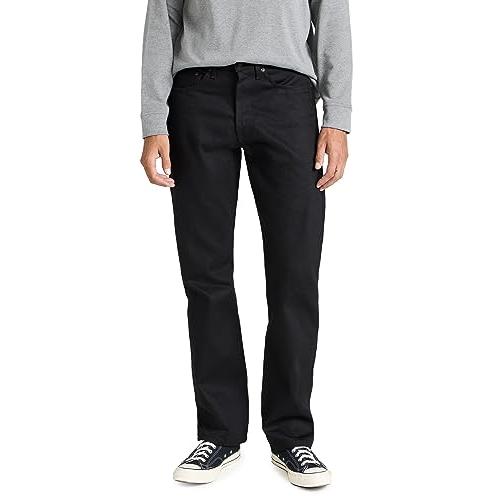 【並行輸入品】Naked & Famous Men's True Guy   Solid Black Selvedge Jeans, Blacの画像