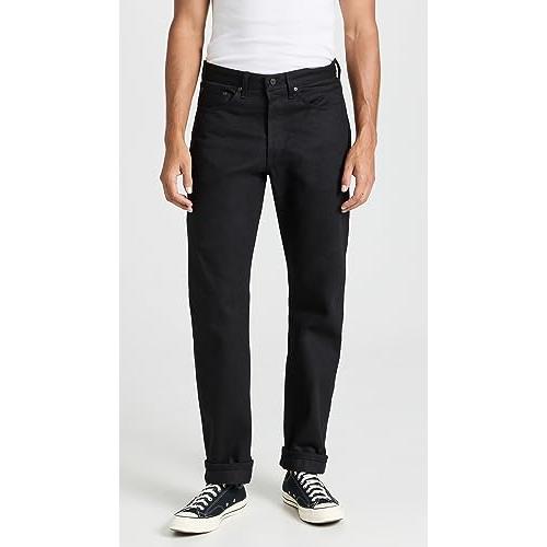 【並行輸入品】Naked & Famous Men's True Guy   Solid Black Selvedge Jeans, Blacの画像