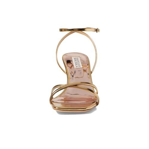 【並行輸入品】Badgley Mischka レディース Callie ヒールサンダル, ゴールド, 11 Badgley Mischka Woの画像