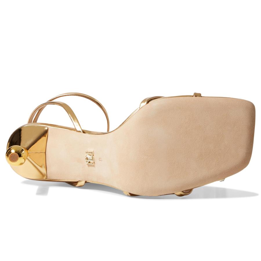 【並行輸入品】Badgley Mischka レディース Callie ヒールサンダル, ゴールド, 11 Badgley Mischka Woの画像