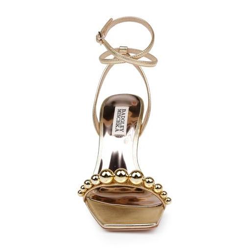 【並行輸入品】Badgley Mischka レディース Cailey ヒールサンダル, ソフトホワイト, 24 Badgley Mischkaの画像