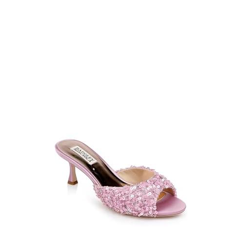 【並行輸入品】Badgley Mischka レディース キャンディヒールサンダル, ピンクシャーベット。, 9 Badgley Mischkaの画像