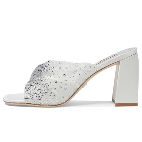 【並行輸入品】Badgley Mischka レディース カメリア ヒールサンダル, ソフトホワイト, 9 Badgley Mischka Woの画像