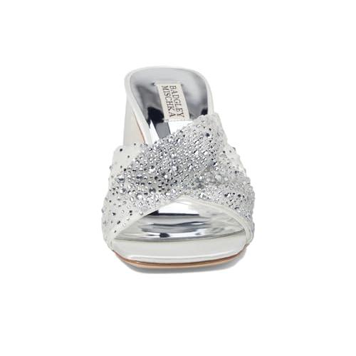 【並行輸入品】Badgley Mischka レディース カメリア ヒールサンダル, ソフトホワイト, 9 Badgley Mischka Woの画像