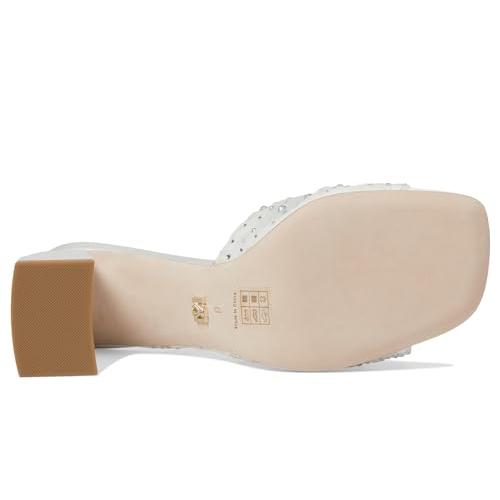 【並行輸入品】Badgley Mischka レディース カメリア ヒールサンダル, ソフトホワイト, 9 Badgley Mischka Woの画像