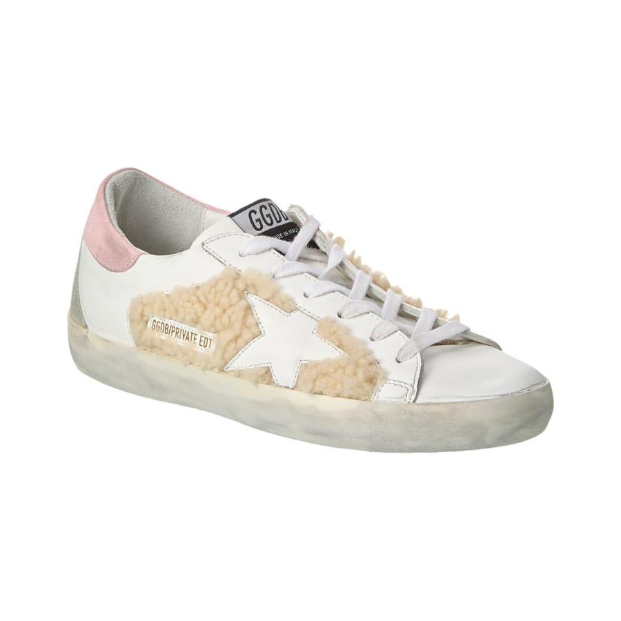 【並行輸入品】Golden Goose Superstar Shearling & Leather Sneaker, 36, Whiteの画像