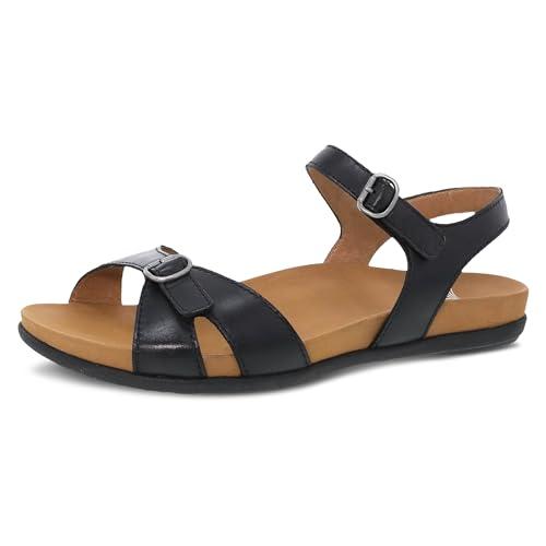 【並行輸入品】Dansko Judith 調節可能なサンダル レディース   レザーライニングとアッパーで一日中快適   二重密度のEVAフットの画像
