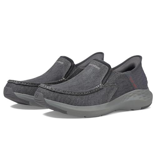 【並行輸入品】Skechers メンズ Parson Dewitt ハンズフリー スリップイン モカシン, グレー, 11 X Wide Skeの画像