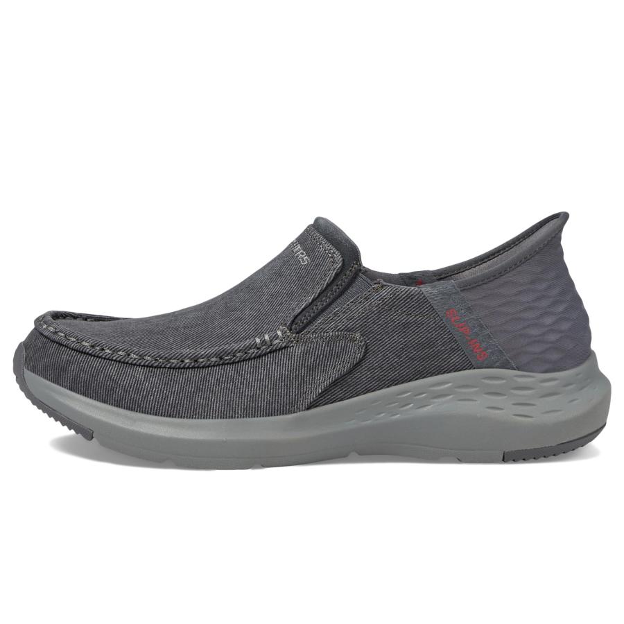 【並行輸入品】Skechers メンズ Parson Dewitt ハンズフリー スリップイン モカシン, グレー, 11 X Wide Skeの画像