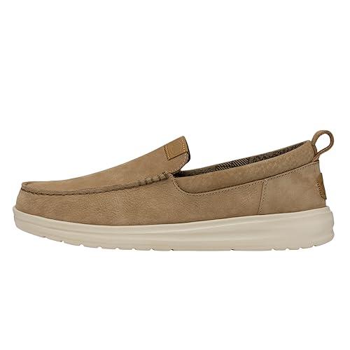【並行輸入品】Hey Dude Wally Grip Moc Craft Leather Tan Size 7 | Men’s Shoes |_1