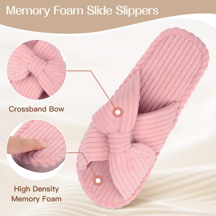 【並行輸入品】Orthoshoes Memory Foam Slippers for Women House Slippers Indoor_3