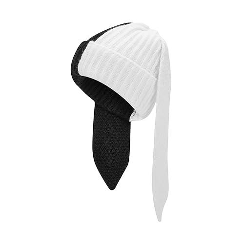 【並行輸入品】Cute Funny Bunny Ear Hat Crochet Rabbit Beanie Women Knit Colorの画像