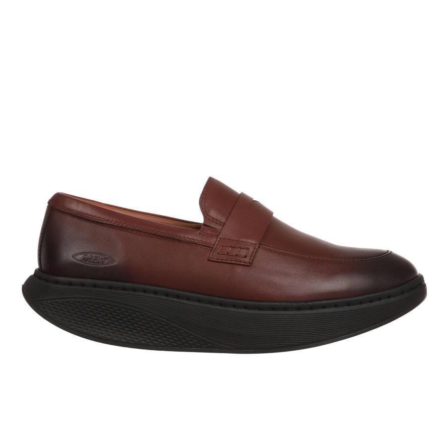 【並行輸入品】MBT Mens Asante 7 Leather Toffee Shoes 9 USの画像