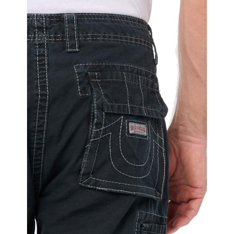 並行輸入品】True Religion メンズ ノンデニム ビッグTカーゴジョガー