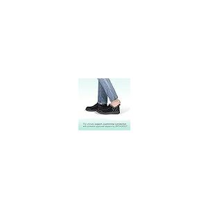 【並行輸入品】Orthofeet Men's Orthopedic Black Leather Vito Hands Free Slipper_5