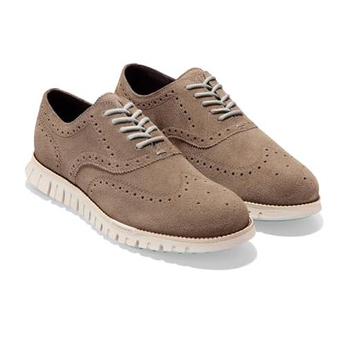 【並行輸入品】Cole Haan メンズ Zerogrand Remastered Wingtip Oxford, トリュフ/シルバーライニングの画像