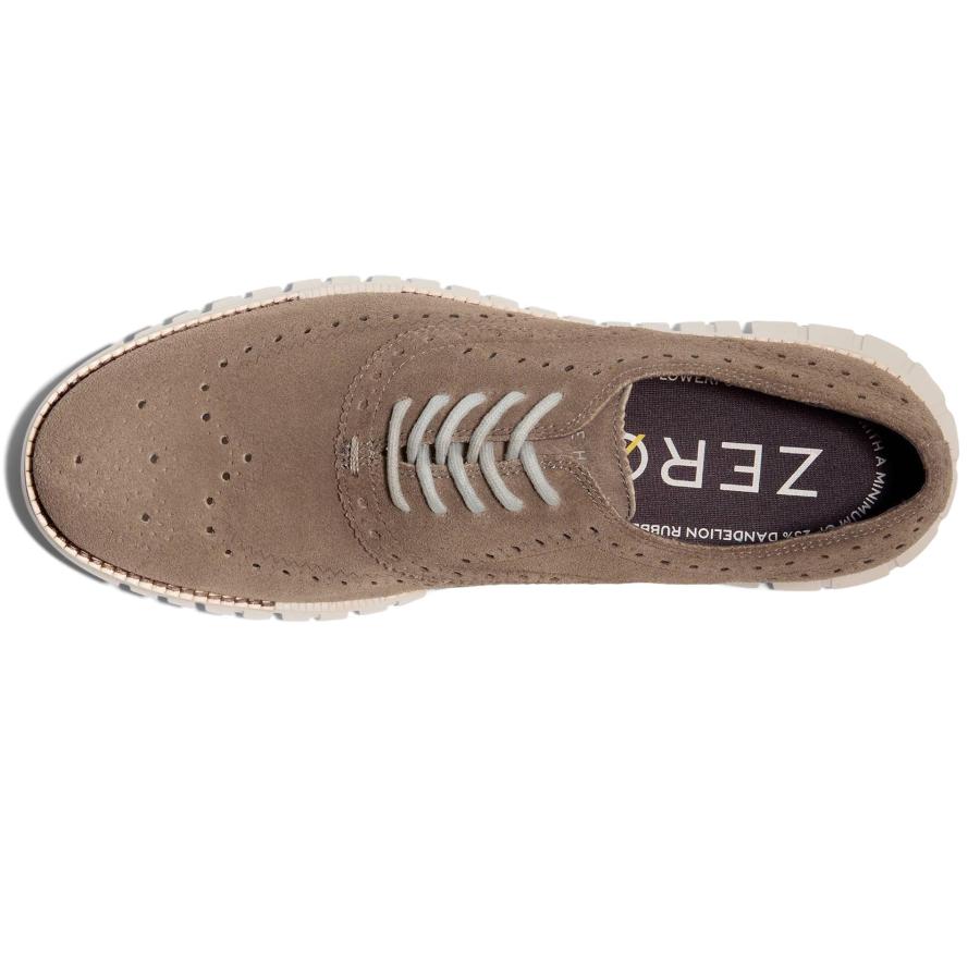 【並行輸入品】Cole Haan メンズ Zerogrand Remastered Wingtip Oxford, トリュフ/シルバーライニングの画像