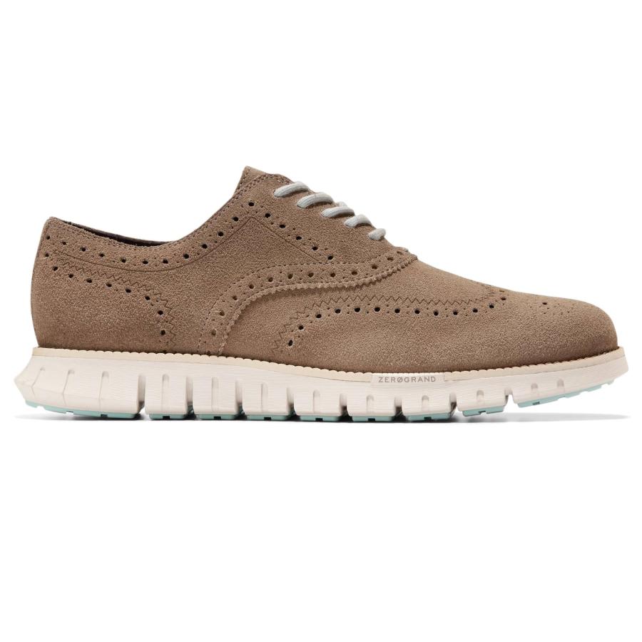 【並行輸入品】Cole Haan メンズ Zerogrand Remastered Wingtip Oxford, トリュフ/シルバーライニングの画像