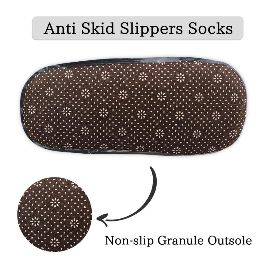 【並行輸入品】OMFUNS House Slippers for Women Men Winter Fuzzy Memory Foam Sli_9