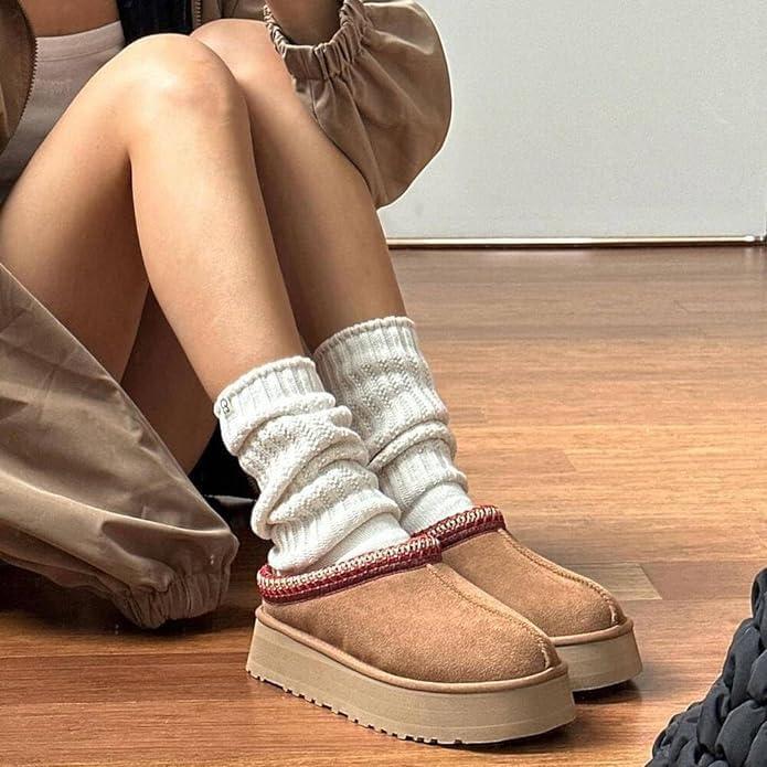 【並行輸入品】Women's Slippers Platform Mini Boots Ankle Short Boot Tasman Sliの画像