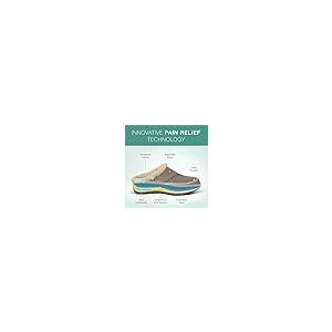【並行輸入品】Orthofeet Women's Orthopedic Taupe Faux Fur Lined Charlotte Slip_8
