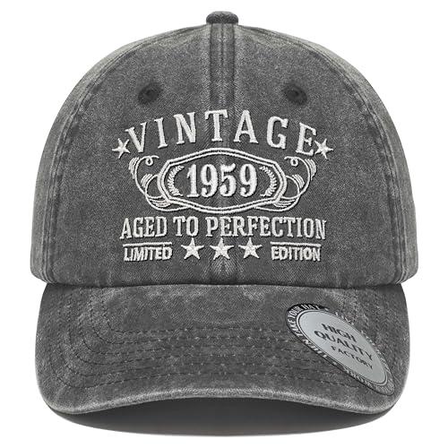 65th Birthday Gift Hat – Vintage 1958 Baseball Cap For Men & Women Turning 65 - View #12