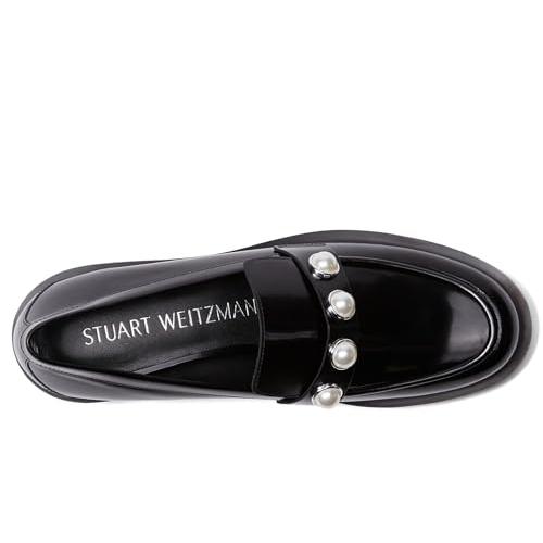 【並行輸入品】Stuart Weitzman Women's Portia Bold Loafer, Black, 8の画像