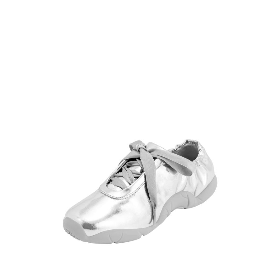 【極美品】JWPEI FLAVIA バレリーナ スニーカー シルバー　37 極美品】JWPEI FLAVIA バレリーナ スニーカー シルバー 37