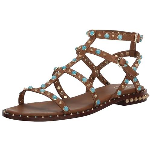 【並行輸入品】Ash レディース ペップス フラットサンダル, シナモン, 11 Ash Womens Women's Peps Flat Saの画像