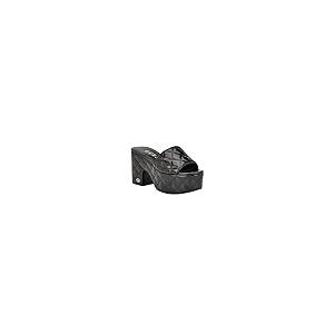 [即発]★[GUESS] DISTA バックルサンダルヒール Amazon.com | Guess Women's DISTA Heeled Sandal, Beige/Brown