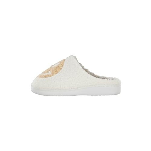 【並行輸入品】MIA レディース Cozi スリッパ オートミール ハッピー 10 M， ホワイト， 10 MIA Women's Cozi S