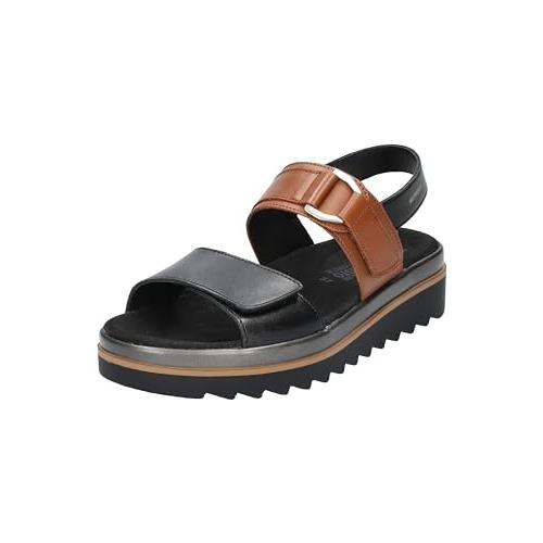 【並行輸入品】Mephisto レディース Dakota 1 サンダル, ブラック, 24 Mephisto Women's Dakota 1の画像