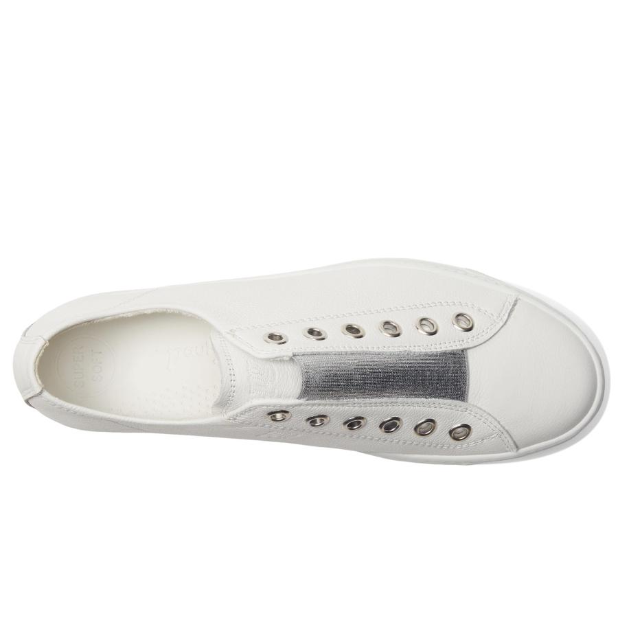 【並行輸入品】Paul Green Tatum Sneaker White Leather at 4.5 (US Women's 7) Mの画像
