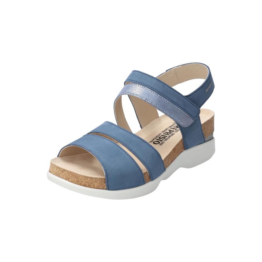 【並行輸入品】Mephisto レディース Orly サンダル, デニム, 11 Mephisto Women's Orly Sandal, D