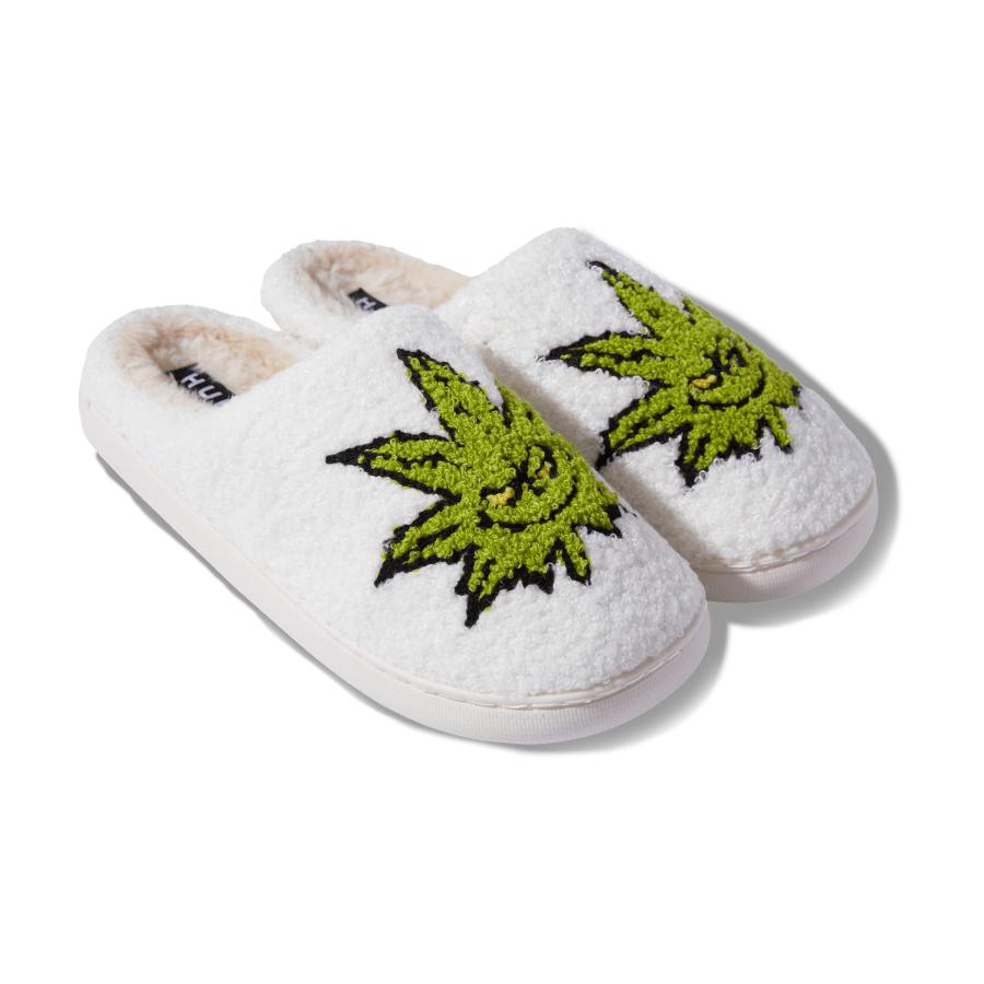 並行輸入品】HUF Greench Buddy ふわふわスリッパ ポリエステル100% 超 