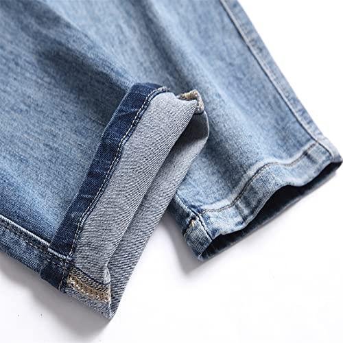 【並行輸入品】TAMYID Men's Jeans， Mens Clothing Jeans Devil Pattern Skinny Str_7