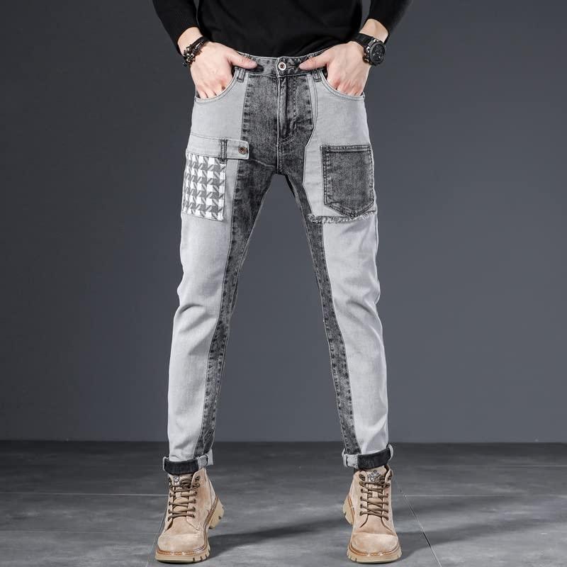 【並行輸入品】TAMYID Men's Jeans， Mens Stretch Skinny Jeans Spring Fashion Cas_3