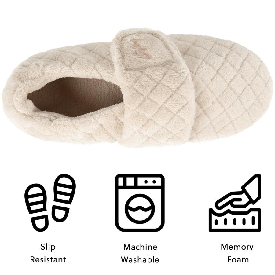 【並行輸入品】LazyStep Women's Nana Adjustable Slipper with Wide Widths(Beige,の画像