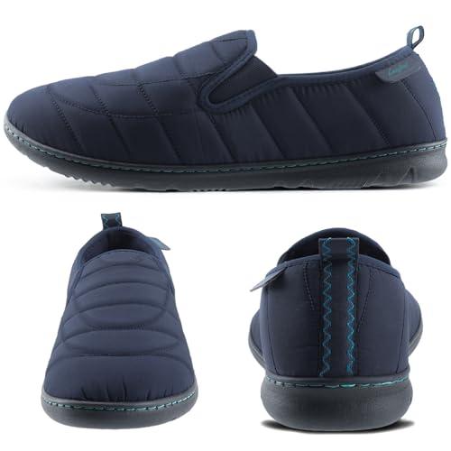 【並行輸入品】LazyStep Men's Water resistant Loafer Slippers with Comfort Memo_4