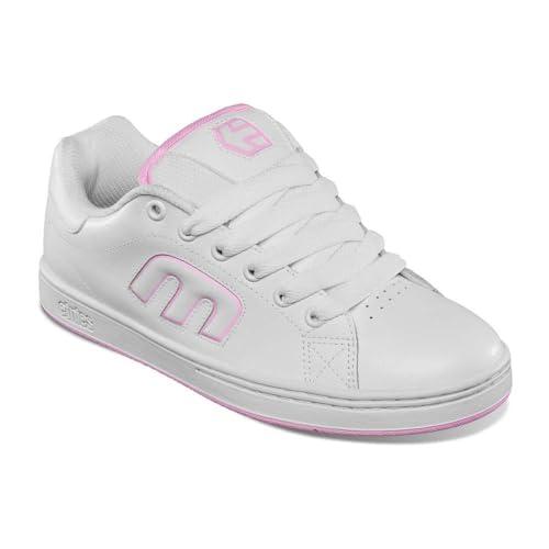 【並行輸入品】etnies Women's Callicut Skate Shoe， White/Pink， 8.5_1
